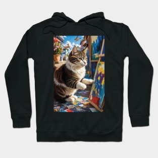 Meowsterpieces : The Artistic World of Cats Hoodie